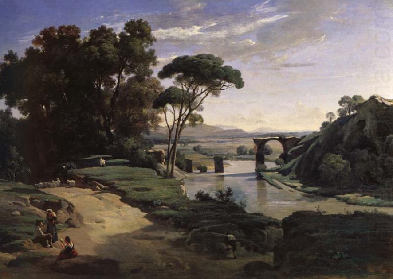 The bridge of Narni., Corot Camille
